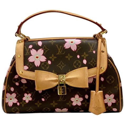 louis vuitton pink flower purse